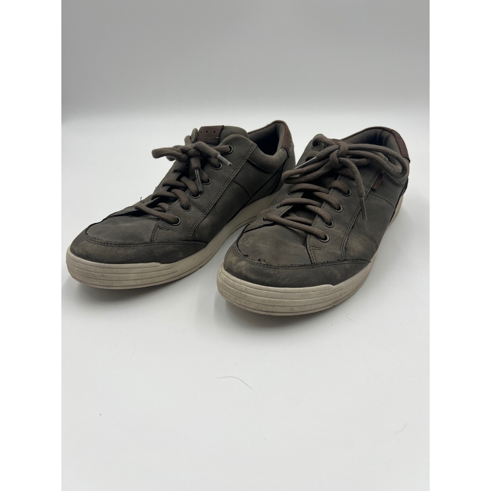Nunn Bush Kore Mens 10.5 M Dark Gray Comfort Gel Lace Up Sneakers E4819-013